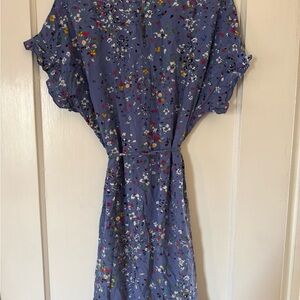 Floral Blue Dress